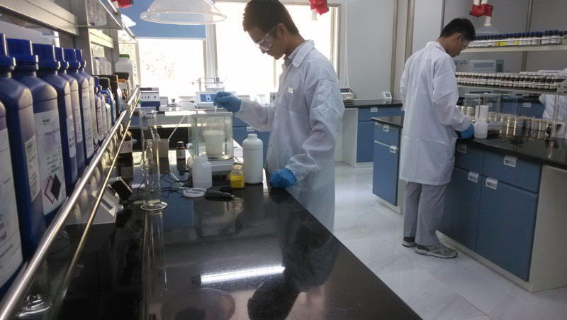 實驗室(shi)一角